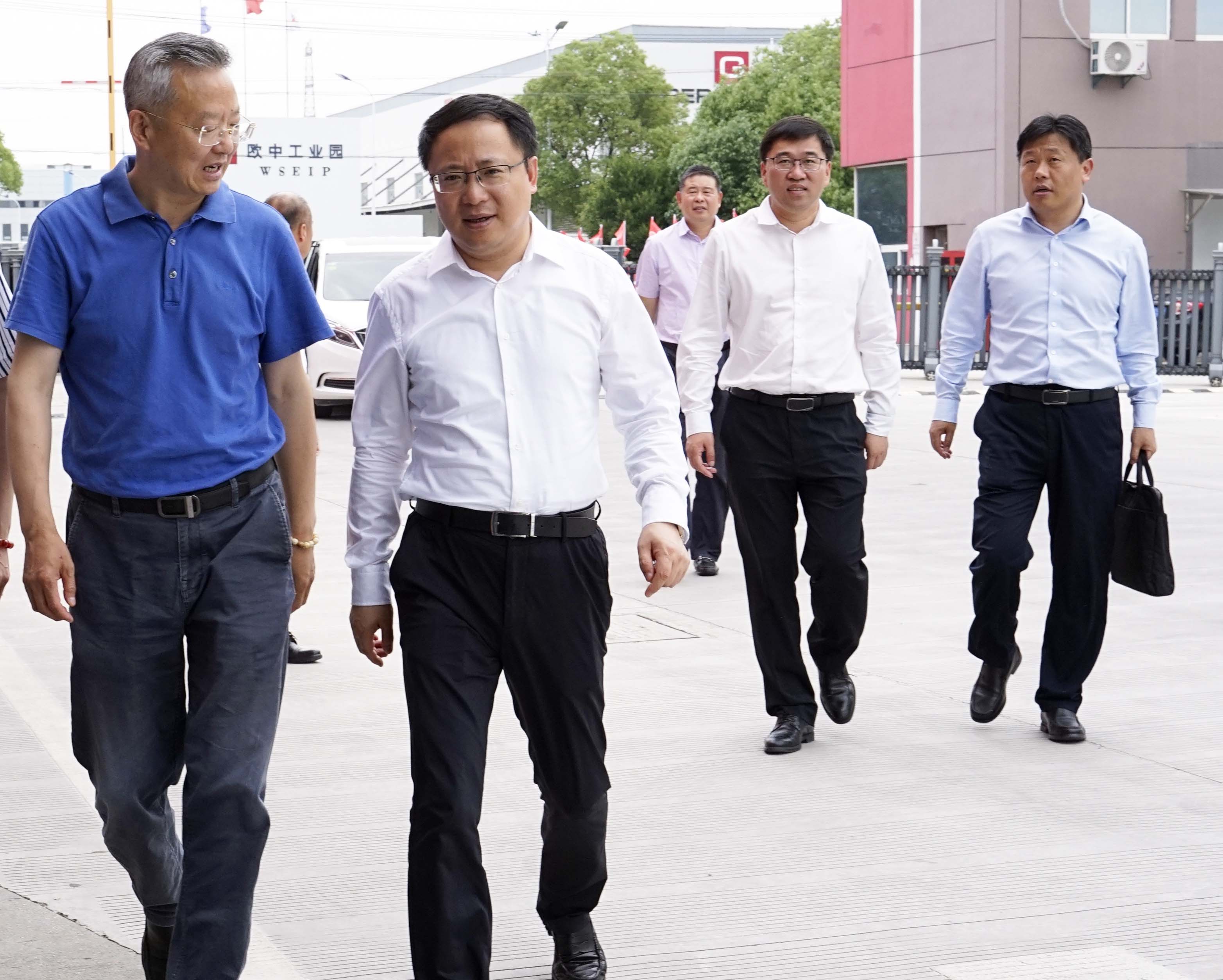 Li Sheng, mayor of Xinyi City, visited Aosheng